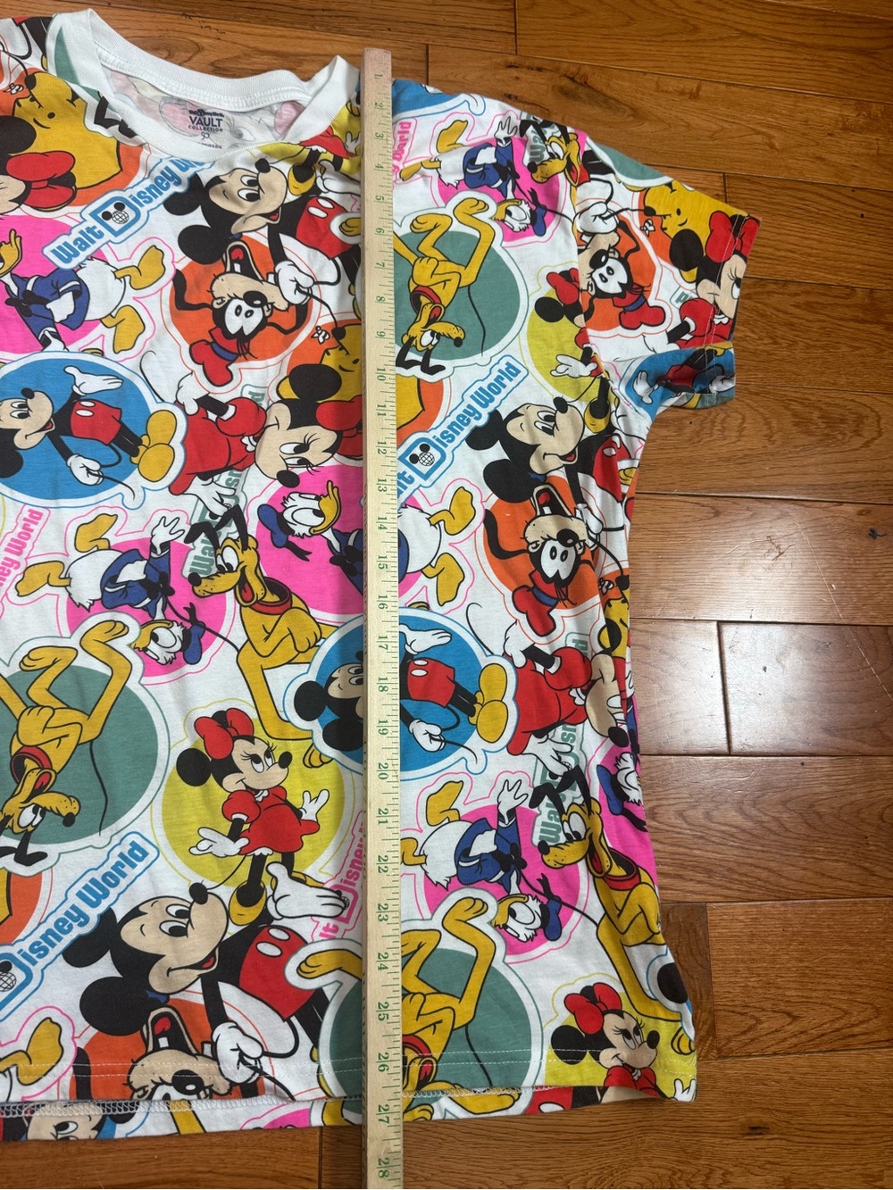 Walt Disney Vault Collection Mickey & Friends All Over Print T-Shirt - Picture 6 of 6